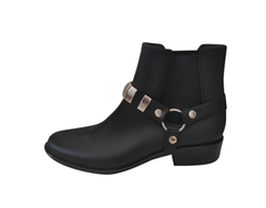 Bota Texana Lluvia corta Carla Danelli Negra - comprar online