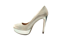 Stiletto cerrado Plata - comprar online