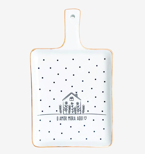 Tábua de Porcelana Casinha - comprar online