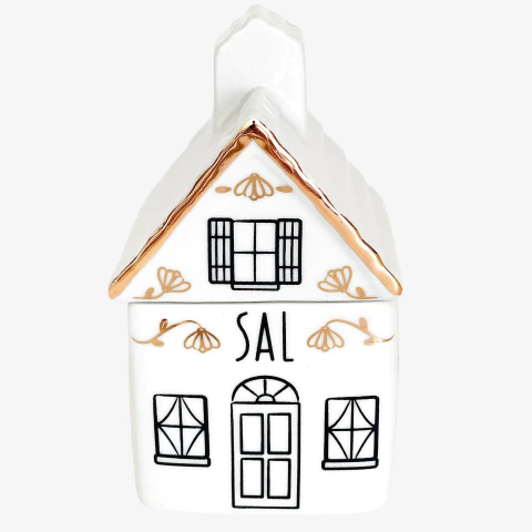Casinha de Porcelana Saleiro - comprar online