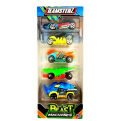 TEAMSTERZ BEAST MACHINES AUTOS X 5 - comprar online