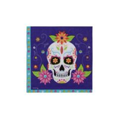 SERVILLETAS CALAVERA MEXICANA X 20