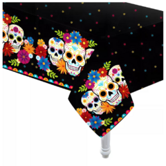 MANTEL PLÁSTICO CALAVERA MEXICANA