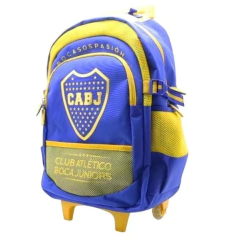 MOCHILA CARRO 18" BOCA JR ESCUDO - Jugueterias Tio Mario 