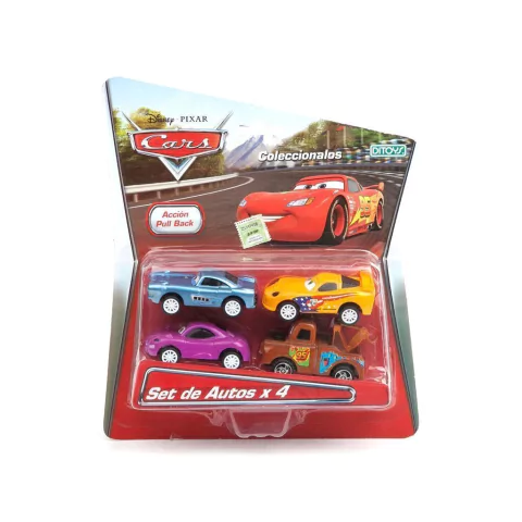 CARS SET AUTOS X 4