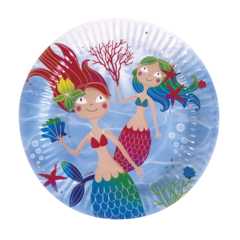 PLATOS SIRENAS X 6 UNIDADES