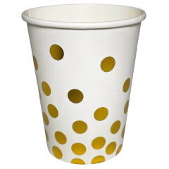 VASO BLANCO CON LUNARES en internet