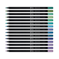 LAPICES BLACK Y WHITE X 15 TONOS LANDSCAPE - comprar online