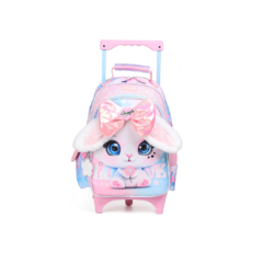 MOCHILA CHIMOLA CON CARRO 14" CONEJITA