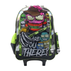 MOCHILA CON CARRO 18" ZOMBIES