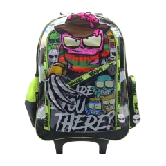 MOCHILA CON CARRO 18" ZOMBIES