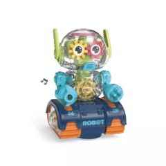 ROBOT CON ENGRANAJES LUZ Y SONIDO A PILA - comprar online