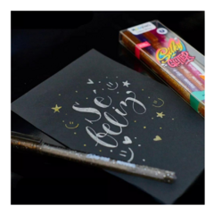 ROLLER TINTA GEL GLITTER X 5 - comprar online
