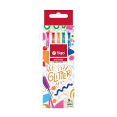 ROLLER GEL POP X 5 CON GLITTER