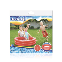 BESTWAY PILETA 3 AROS CHICA ROJA