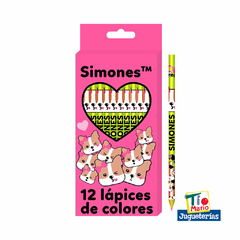 CAJA DE LAPICES 12 COLORES SIMONES
