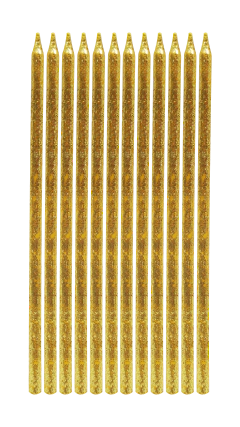 VELAS GIBRE LARGAS DORADAS en internet