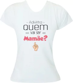 camiseta para anunciar gravidez