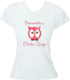 Camiseta Promovida a dinda coruja