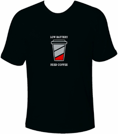 Camiseta Coffee Lovers - Low Battery - comprar online
