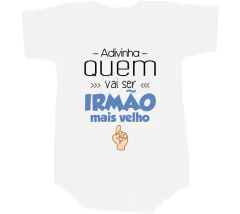 Camiseta Adivinha quem vai ser irmão mais velho - Moricato