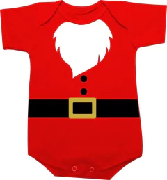 body bebe roupa papai noel