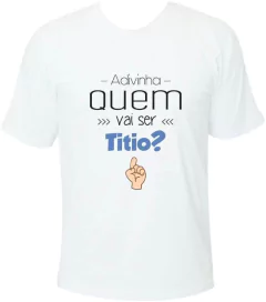 camiseta para anunciar gravidez