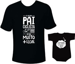 camisetas tal pai tal filho ciclista