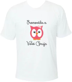 Camiseta Promovida a vovó coruja - Moricato