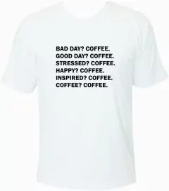 Camiseta Coffee Lovers - Frases Coffee