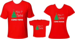 Kit Família Natal - Meu primeiro Natal como papai / Como mamãe