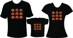 Kit Família Halloween Abóboras