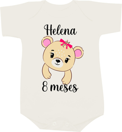 Body Bebê Mesversário Ursinho