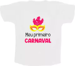 Body Bebê Meu Primeiro Carnaval Máscara Menina - comprar online