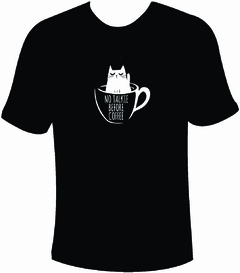 Camiseta Coffee Lovers - No Talkie Before Coffee - comprar online