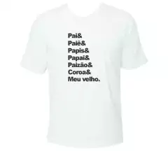 Camiseta Formas de chamar o Pai - Dia dos Pais - comprar online