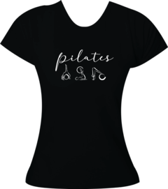 Camiseta Escrito Pilates Modelo 4 - Moricato
