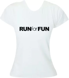 T-Shirt Feminina Corrida Run for fun