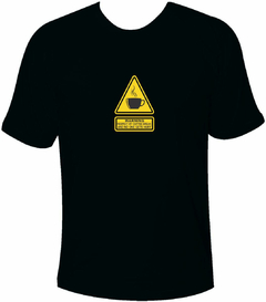 Camiseta Coffee Lovers - Warning Respect my Coffee Break