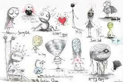 La melancólica muerte de chico ostra, Tim Burton - tapa dura en internet