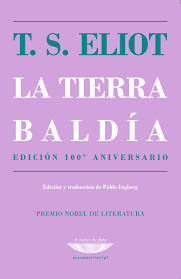 la tierra baldía, t, s, eliot