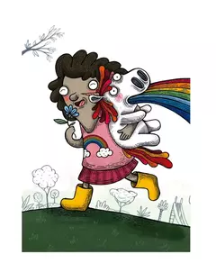 sr. unicornio, angélica del campo y alberto montt - Volcán Azul Libros