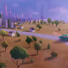 mientras tanto en la tierra, oliver jeffers en internet