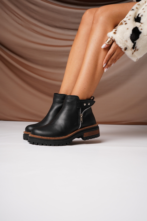 TROYA NEGRO cuero - comprar online