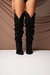 VESNA NEGRO cuero gamuzado 4 BOTAS EN 1 - comprar online