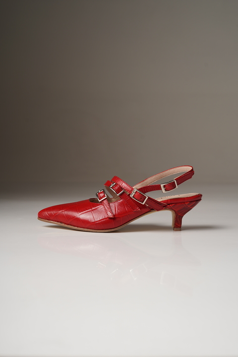 ARGES ROJO CROCCO cuero