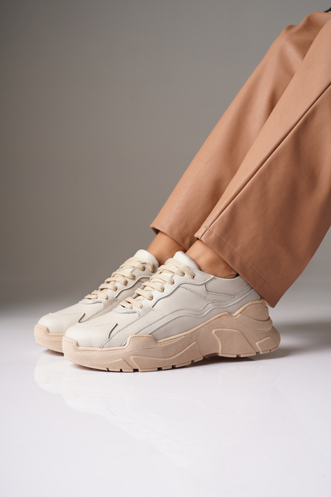MACCHIA BEIGE cuero