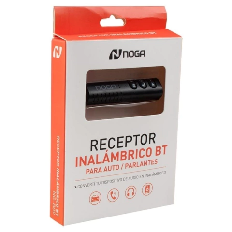 ADAPTADOR BLUETOOTH AUX AUTO NOGA NG-B09