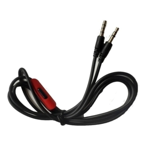 CABLE AUXILIAR CON MICROFONO 1.5M KOLKE