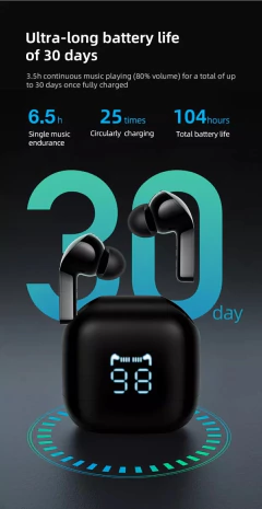 AURICULAR BT MIBRO 3 PRO NEGRO - comprar online